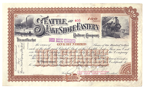 4 Stock Certificates The New York Central Railroad Co Capital 1 to 100 Shares 